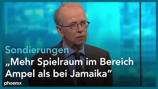 Sondierungsgespräche: Einschätzung von Prof. Tilman Mayer (Politikwissenschaftler) am 4.10.21