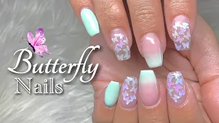 Builder Gel Nails Tutorial  Builder Gel Ombré Nails | 🦋 Butterfly Nails