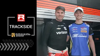 Will Power meets rising Australian talent Quinn Armstrong