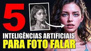 5 Inteligências Artificias Incríveis para Fazer Foto Falar e transformar em Vídeos