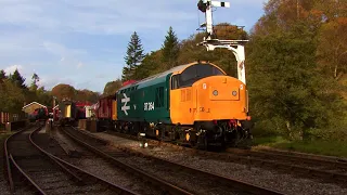 NYMR Class 37 shunt at Goathland with No. 37264