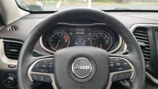How to turn off the Auto Off (stop start) function in a 2017 Jeep Cherokee