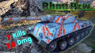 Rheinmetall Panzerwagen - 7 Frags 7.8K Damage, Master by player sigma_boss_king