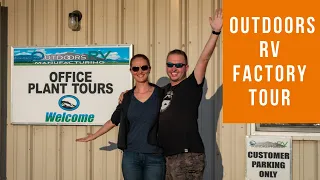 Outdoors RV Factory Tour Part 1 (How 4 Season Travel Trailers are made)