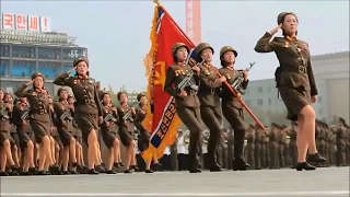 I put the Attack on Titan opening theme over koreans marching