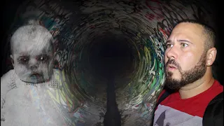 Haunted Cry Baby Tunnel (REAL CRYING)