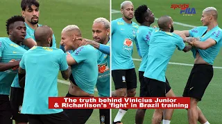 The truth behind Vinicius Junior & Richarlison's 'fight' in Brazil training