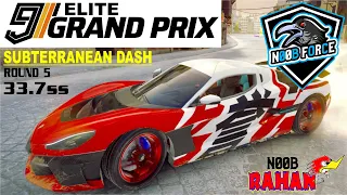 Asphalt 9 | Elite Grand Prix | Rimac Nevera| Round 5 | Cairo - Subterranean Dash - 33.7 | Noob Force