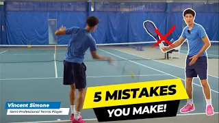 You Will NEVER Regain Control Of Your Forehand With These 5 Mistakes