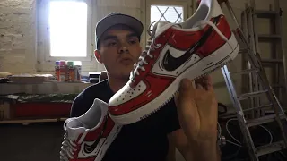 Mein Custom Air Force 1 🥵🥵 ''Cartoon'' 🥵🥵 / Tutorial / DiY / Deutsch (Satisfying)