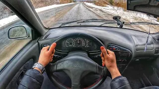 ЗА РУЛЕМ / MITSUBISHI LANCER GLX [1.6 113л.с] 1998 / POV TEST DRIVE / ТЕСТ ДРАЙВ ОТ ПЕРВОГО ЛИЦА