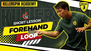 Master the Forehand Loop off Push: Table Tennis Pro Tips | Killerspin Skill Academy