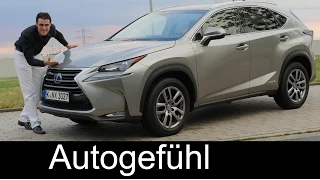 All-new Lexus NX 300h compact SUV FULL REVIEW test driven 2016  - Autogefühl