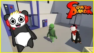 Human Fall Flat Sticky Hands Let's Play with Combo Panda