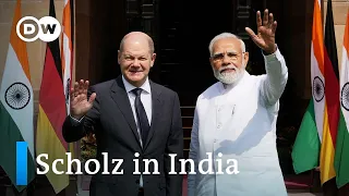 Scholz pushes for stronger Germany-India ties on visit | DW News