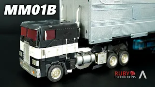 Magnificent Mecha MM-01B Nemesis Prime Black Optimus Prime Truck Robot Toy (Stop Motion)