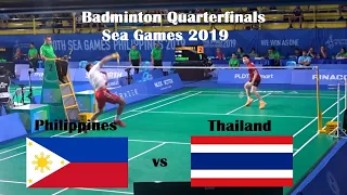 Philippines vs Thailand Badminton Men's Singles Quarterfinals Sea Games