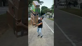 Falling Box Prank part 1 | #shorts by Orzutiextra | fun tiktok