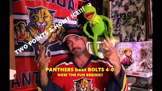 Florida Panthers Beat TB Lightning 4-0 Home Ice is OURS!