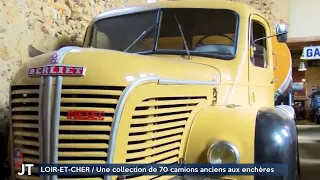 Une collection unique de 70 camions anciens mise aux enchères dans le Loir-et-Cher !