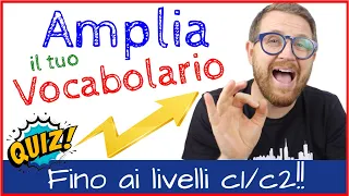 🤔🇬🇧🔥Migliora il tuo vocabolario con il nostro QUIZ!! Livello C1 e C2!!