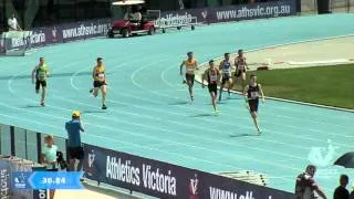 2016 Vic Open Champs. Men 400m Final