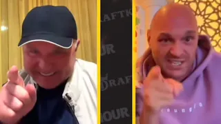 "NO ONE CALLS MY WIFE A B****" -Tyson Fury to Oleksandr Usyk Manager.