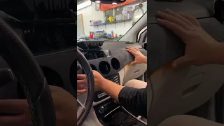 Wrapping mercedes interior with alcantara by folienboy in karlsruhe