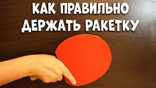 Это 100% улучшит твою технику. Как правильно держать ракетку настольный теннис. Как держать ракетку