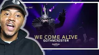 AMERICAN REACTS To Gothminister - We Come Alive - LIVE (Melodi Grand Prix 2024, Semi-Final 1)