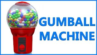 Gumball Machine Toy | Rainbow Colors & Candy Balls | Colours Cartoon for Kids