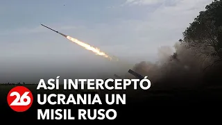 Así interceptó Ucrania un misil ruso