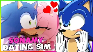 THEY FINALLY DO IT!!! Sonic Plays Sonic Boom -  Sonamy Dating Sim