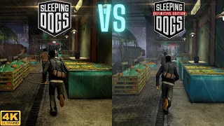 Sleeping Dogs Graphics Comparison | ✨ Original better than the Definitive Edition? ✨ | [PC, 4K]