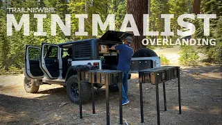 The Art of MINIMALIST Overlanding | Embracing Simplicity With Your Rig Setup | Jeep Car Camping DIY