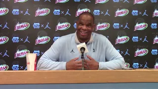 UNC Basketball Coach Hubert Davis JC Smith Postgame Press Conference