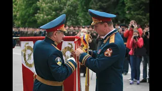 Церемония вручения Ордена Жукова Саратовскому Военному Краснознаменному Институту ВНГ РФ