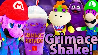 Crazy Mario Bros: The Grimace Shake!