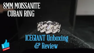 @theigtofficial01 8mm Moissanite Cuban Ring Review