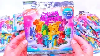 ОТКРЫЛ 15 ПАКЕТИКОВ СЮРПРИЗ С БАРХАТНЫМИ ДРАКОНЧИКАМИ  Dragons toys