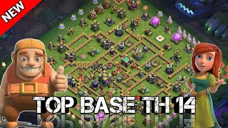 TOP7 NEW BASE TH14 Anti 3 STAR + REPLAY - [Clash Of Clans]