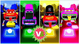 McQueen Robot Eater 🆚 McQueen Giant Car🆚 McQueen Car🆚 McQueen Mack Truck 🎶 Who is Best?