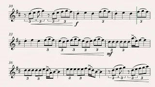 Tiamo -Umberto Tozzi-sax sheet -alto  From La casa de papel 2