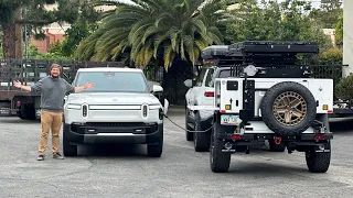 Starting Our Rivian Adventure Build! Installing The Overland Ruff Rax Full System + DCE Showcase