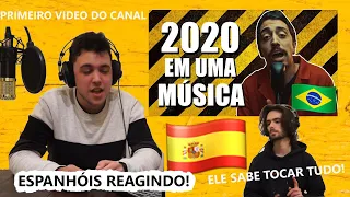 ESPANHÓIS REAGEM A 2020 EM UMA MÚSICA – INUTILISMO | ES Reaction