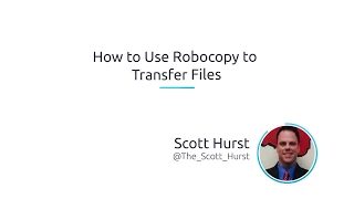 How To Use Robocopy To Transfer Files