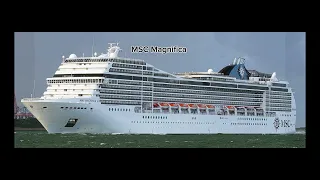 3 MSC cruise ships Blowing the whistle