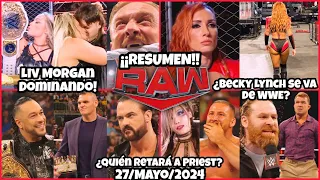 WWE RAW 27 Mayo 2024 | RESUMEN Y RESULTADOS