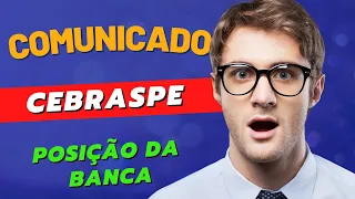 CONCURSO INSS - CEBRASPE EMITE COMUNICADO SOBRE A SUSPENSÃO DA PROVA EM GUARULHOS