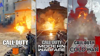 Explosives in Cod Cold War VS Modern Warfare VS Black ops 4 Comparison | Evolution in call of duty